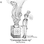 Cartoon: Campaign heats up