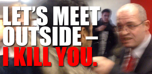 "I kill you" - watch as City security guard threatens and allegedly assaults reporters investigating VC